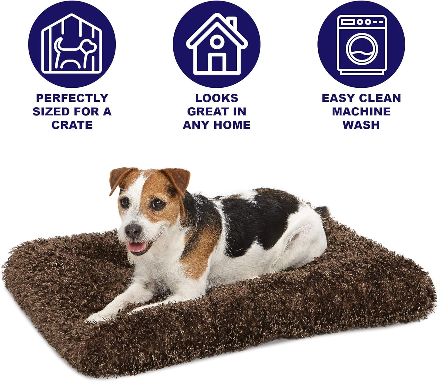 Ombre Dog Beds, Plush Dog Beds Fit Wire Dog Crates, Machine Wash & Dry