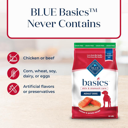 Basics Limited Ingredient Diet, Grain Free Natural Adult Dry Dog Food