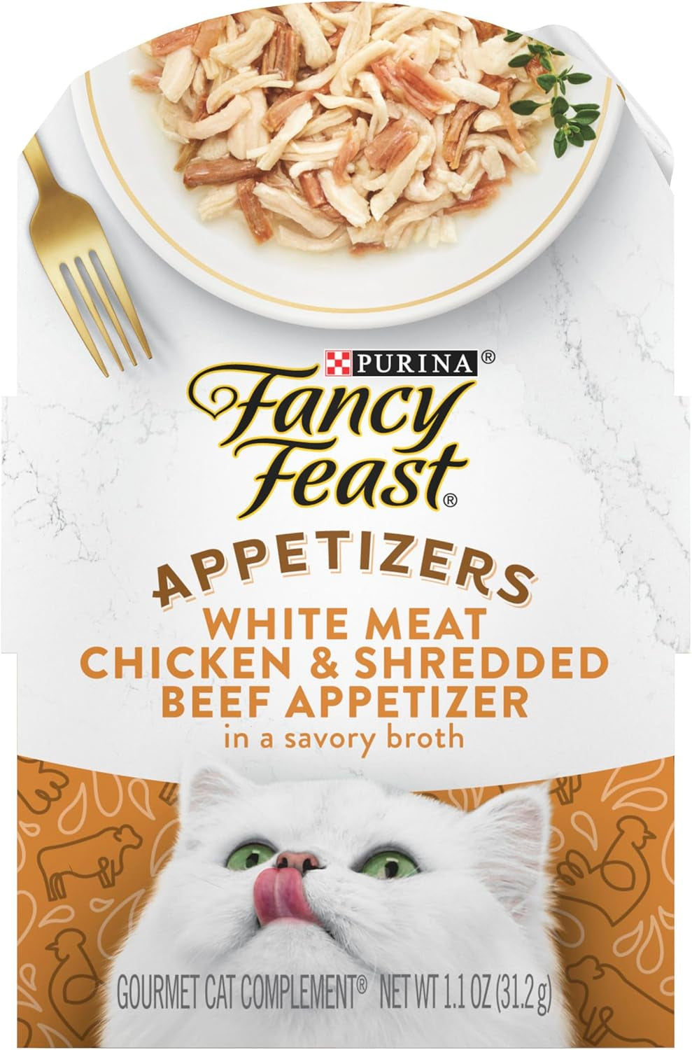 Purina  Appetizers Adult Gourmet Wet Cat Food Complement