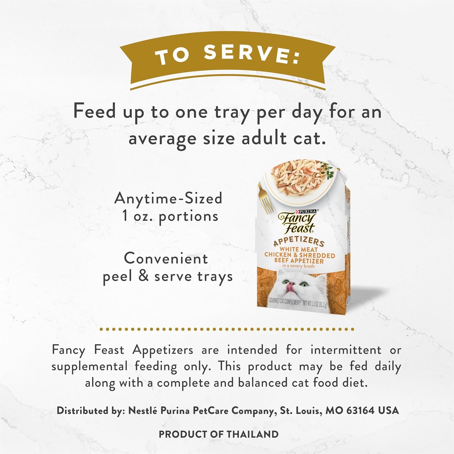 Purina  Appetizers Adult Gourmet Wet Cat Food Complement