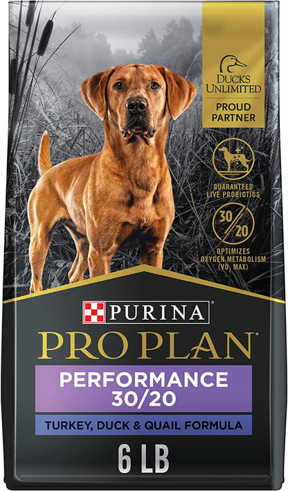 Sport Performance 30/20 Turkey, Duck & Quail Formula Dry Dog Food - 6 Lb. Bag