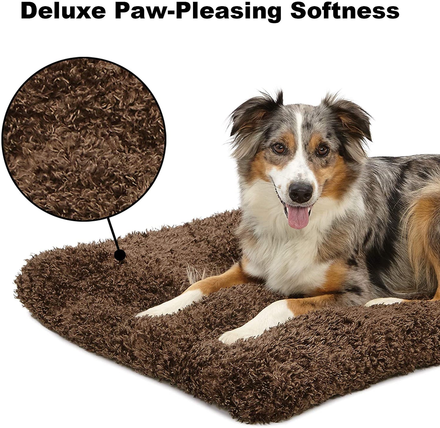 Ombre Dog Beds, Plush Dog Beds Fit Wire Dog Crates, Machine Wash & Dry