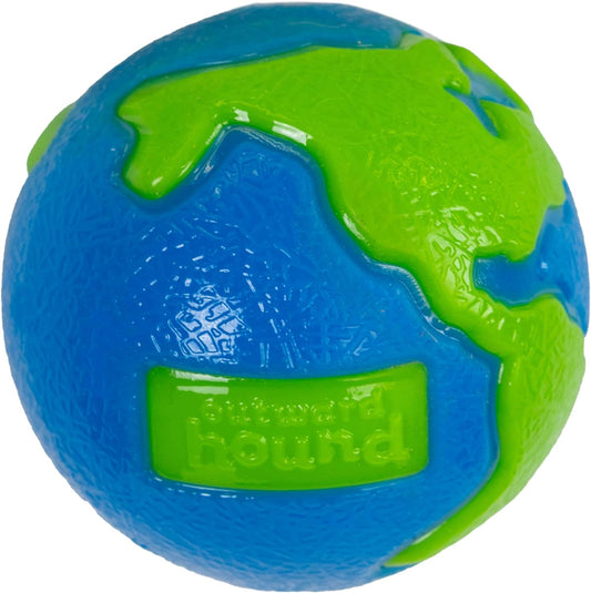 Orbee-Tuff Planet Ball Blue/Green Treat-Dispensing Dog Toy, Medium