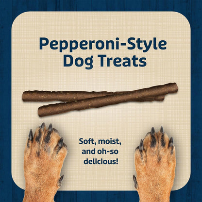 Stix Pepperoni-Style, Natural Soft-Moist Dog Treats